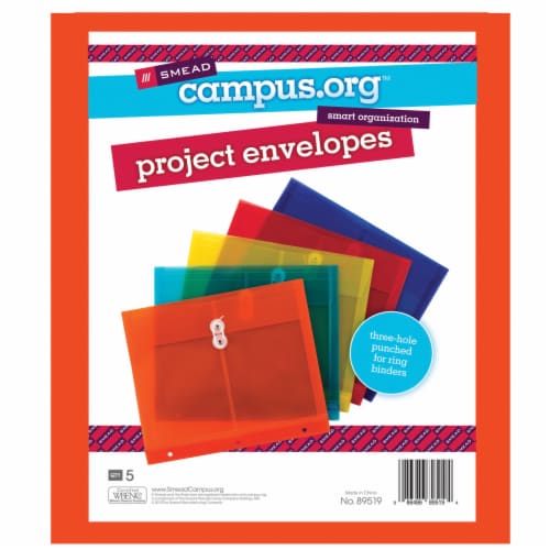 Smead Poly Project Envelopes Perspective: back