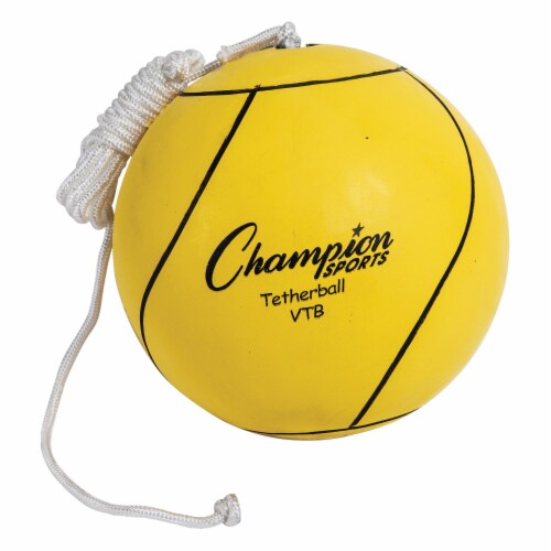 Champion Sports Tether Ball, Optic Yellow, Pack of 2 Perspective: back