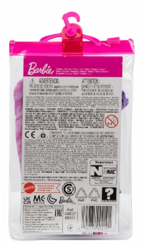 Mattel Barbie® Fashion Pack of Doll Clothes and Accessories Perspective: back
