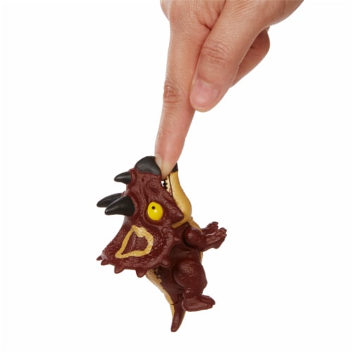 Mattel® Jurassic World Camp Cretaceous Triceratops Action Figure Perspective: back