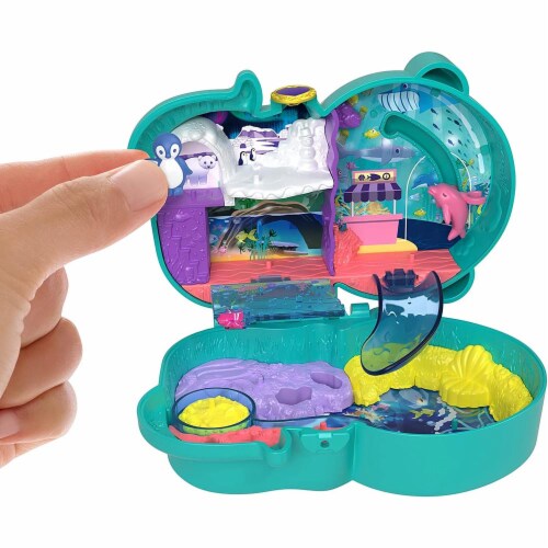 Polly Pocket Otter Aquarium Compact Perspective: back