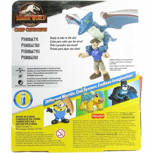Fisher-price Imaginext Jurassic World Camp Cretaceous Pterodactyl Perspective: back
