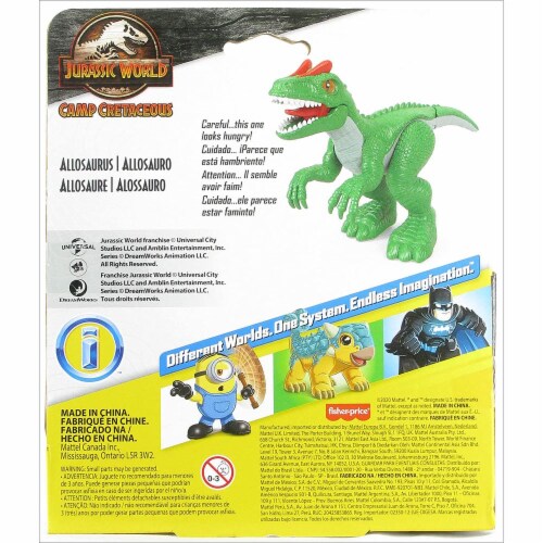 Imaginext Jurassic World Allosaurus Camp Cretaceous Toy Perspective: back