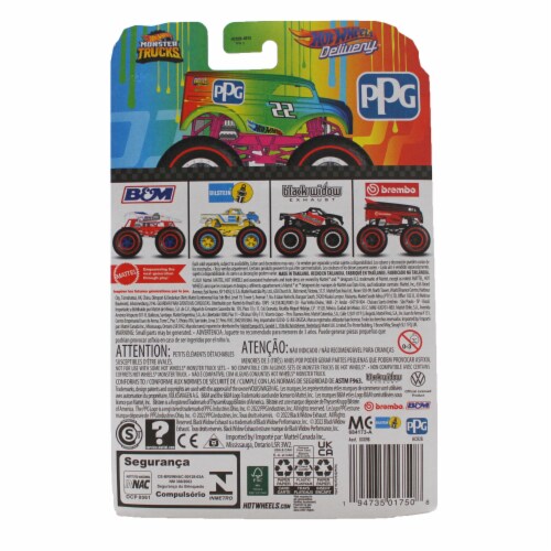 Hot Wheels Monster Trucks 1: 64, 4 Pack (Style Chosen at Random), 1 - Kroger