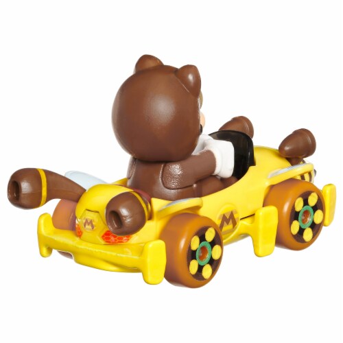 Hot Wheels Tanooki Mario Bumble V Toy Car Perspective: back