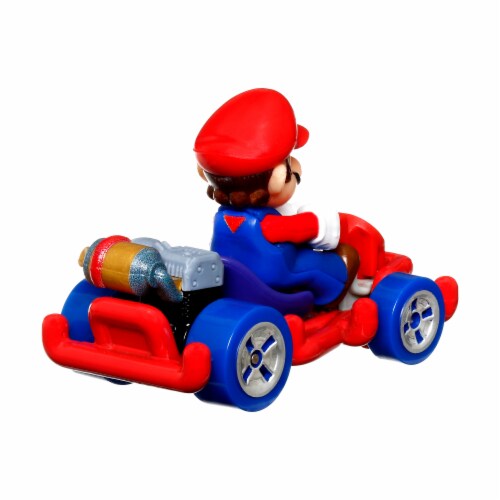 Mattel® Hot Wheels® Mario Kart™ Mario Pipe Frame Toy Vehicle Perspective: back