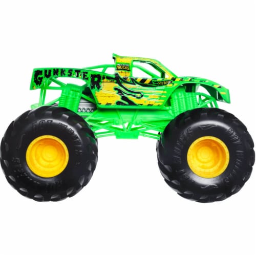 Mattel HDL05 Hot Wheels Monster Trucks Oversized Monster Truck - Gunkster Perspective: back