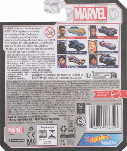Mattel Hot Wheels® Captain Marvel Vehicle Perspective: back