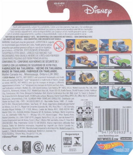 Mattel Hot Wheels® Dug Character Car Perspective: back