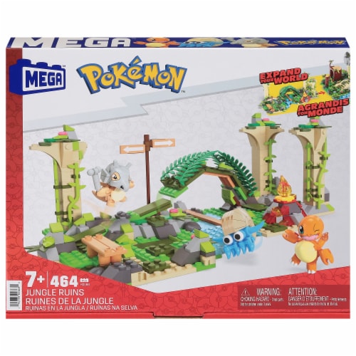 MEGA™ Pokemon Jungle Ruins Building Block Set, 464 pcs - Jay C