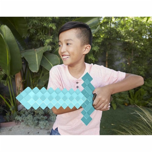 Minecraft Role-Play Accessory Collection, Child-Sized Sword, Collectible Gift Perspective: back
