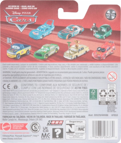 Disney Pixar Die-Cast 1:55 Scale Cars - Artie Perspective: back