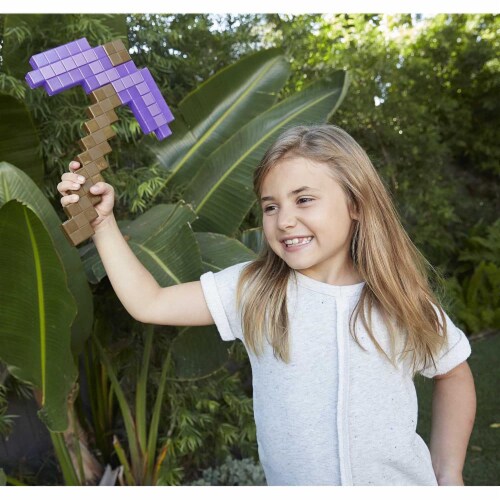 Minecraft Role-Play Accessory Collection Child-Sized Sword or Pickaxe Collectible Gift Perspective: back