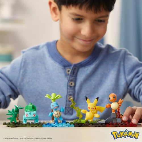 Mega Construx Pokemon Kanto Region Team Building Set Perspective: back