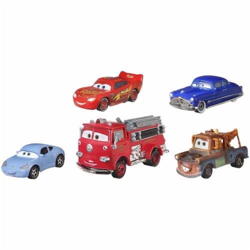 Disney Pixar Cars Mini Adventures Fire Dept 2 Pack Doc Hudson & Red