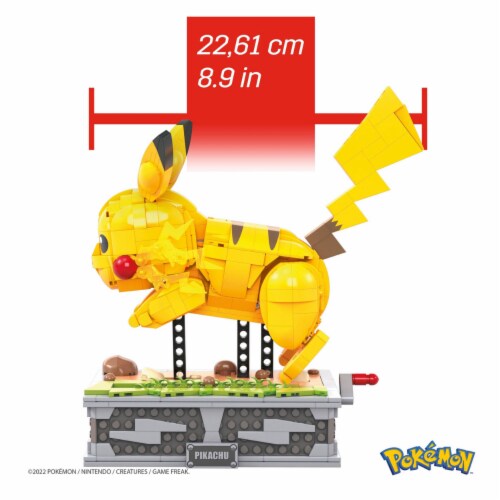 Mega Pokemon Motion Pikachu Toy Perspective: back