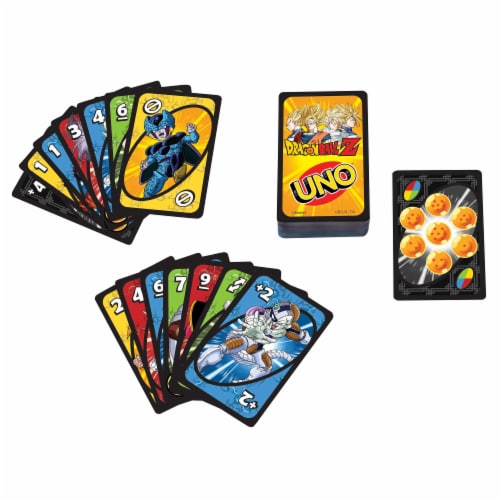 Mattel® UNO® Dragon Ball Z Card Game Perspective: back
