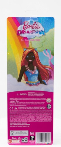 Barbie Dreamtopia Pink And Yellow Hair Unicorn Doll Perspective: back