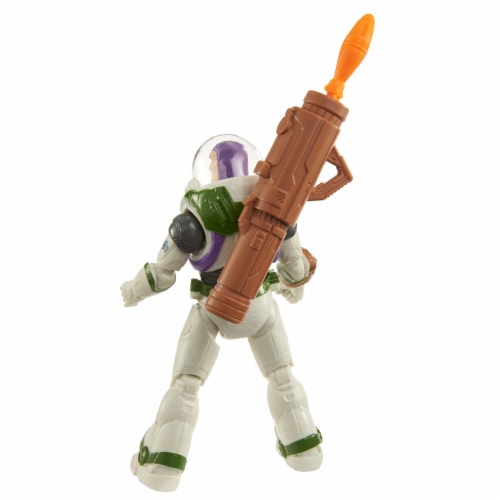 Mattel Disney Pixar Lightyear Mission Equipped Buzz Lightyear Figure Perspective: back