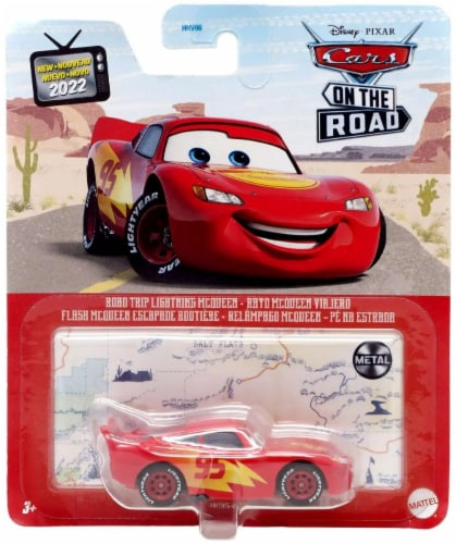Disney Pixar Cars 1:55 Scale Die-cast Road Trip Lightning McQueen Perspective: back