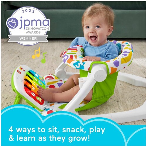 Fisher Price Deluxe Sit Me Up Baby Activity Play Seat with Piano