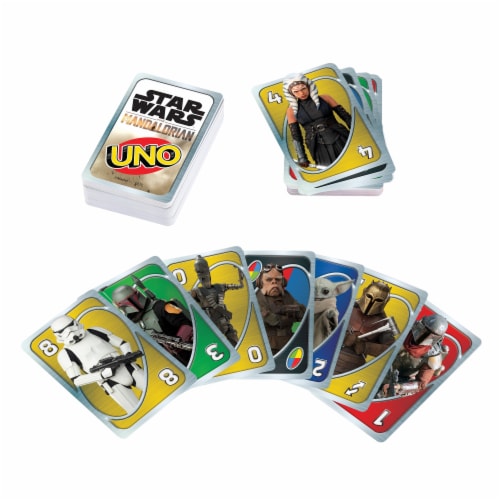 Mattel UNO Star Wars The Mandalorian Perspective: back