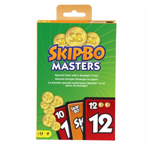 Mattel Skip-Bo Masters Card Game Perspective: back