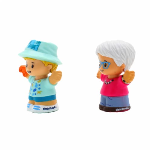 Fisher-Price Little People, Grandma and Grand Son Perspective: back