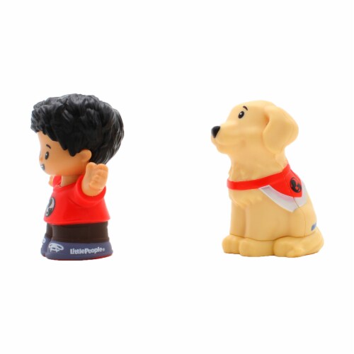 Fisher-Price Little People, Boy and Service Dog Perspective: back
