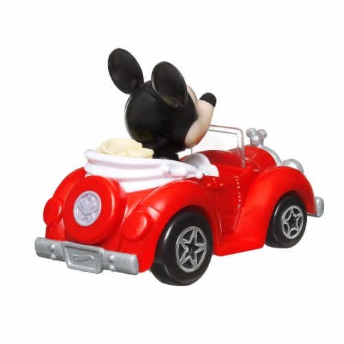 Mattel® Hot Wheels® Mickey Vintage Red Car Toy Vehicle Perspective: back