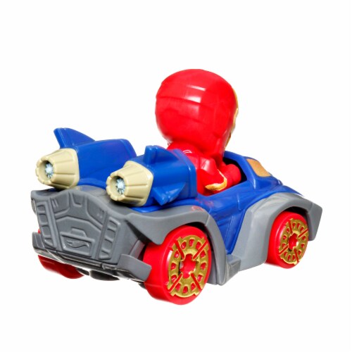 Mattel Hot Wheels® Iron Man Quinjet Toy Vehicle Perspective: back