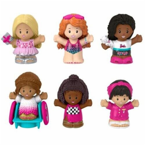Fisher-Price Barbie Figure 6 Pack Perspective: back