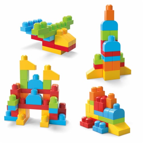 Mega Bloks® Let's Build It Toy Construction Set Perspective: back