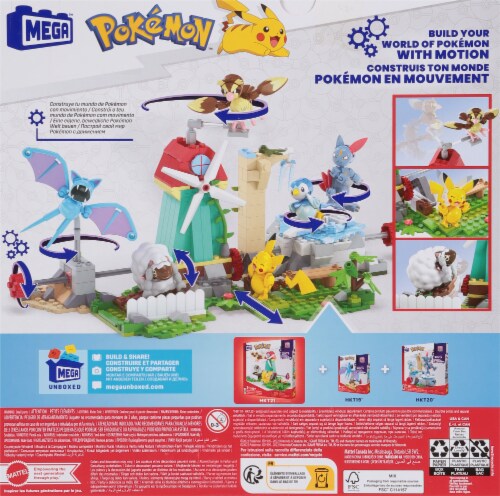 Mattel MEGA™ Pokemon™ Countryside Windmill Builder Set Perspective: back