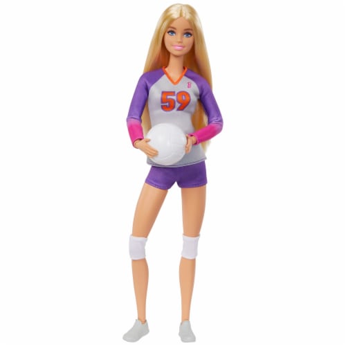 Barbie® Made to Move Volleyball Player Doll Perspective: back