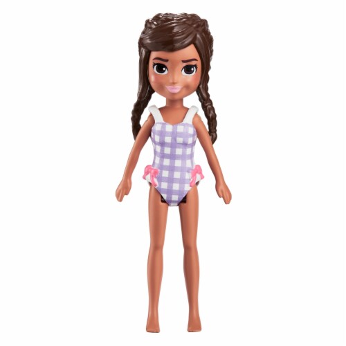 Mini Bonequinha Estilo Poly Pocket Troca Roupa Boneca