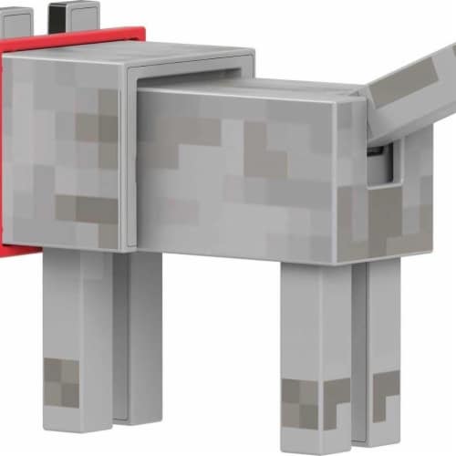 Mattel MINECRAFT DIAMOND LEVEL WOLF Figure Perspective: back