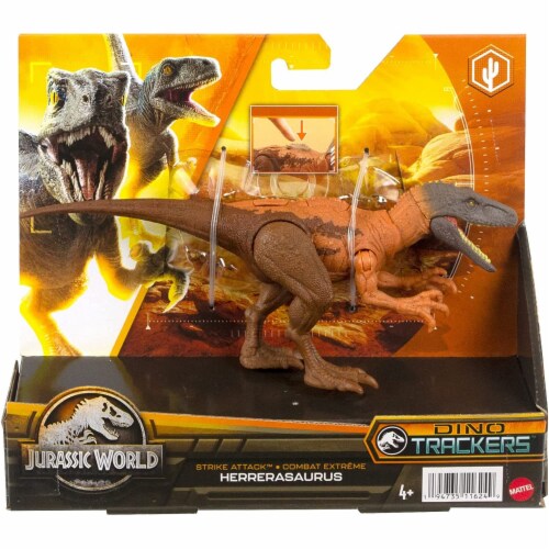 Mattel JURASSIC WORLD STRIKE ATTACK Herrerasaurus Perspective: back