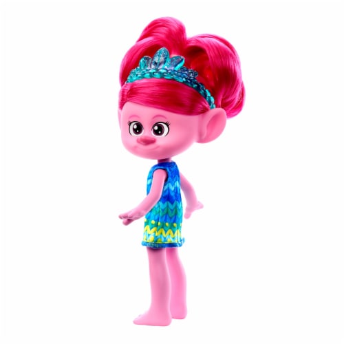 Mattel Trolls 3 Band Together Trendsettin Queen Poppy Doll Perspective: back