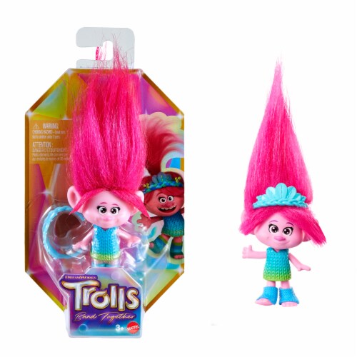 Mattel® Trolls™ Band Together Queen Poppy Small Doll Perspective: back