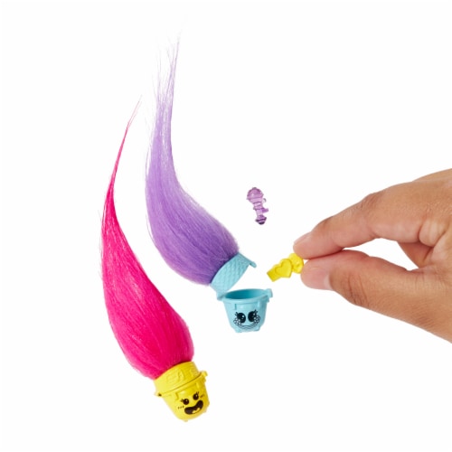 Mattel DreamWorks Trolls Queen Poppy Band Together Hair Pops Perspective: back