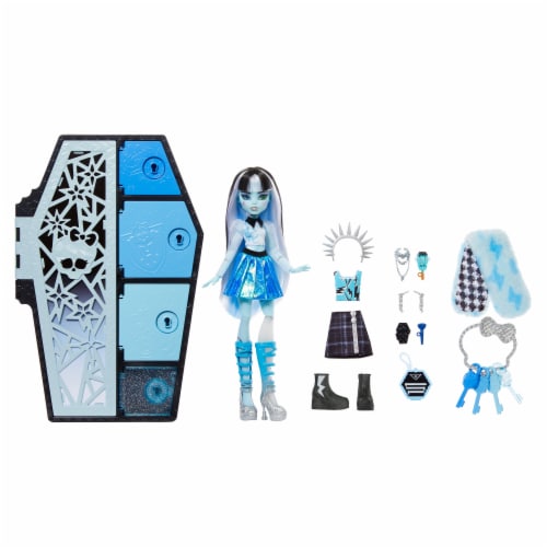 Mattel Monster High Skulltimate Secrets Frankie Stein Doll Perspective: back