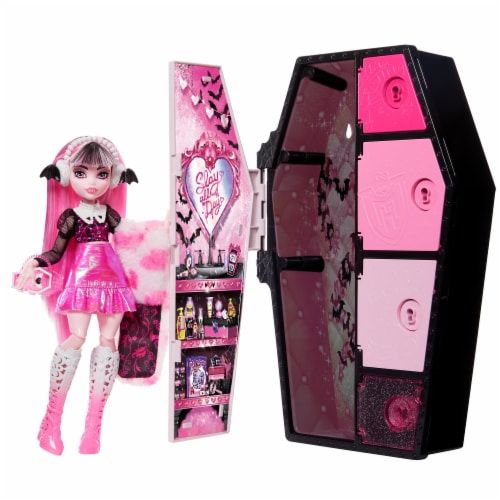 Mattel Monster High Skulltimate Secrets Draculaura Doll Perspective: back