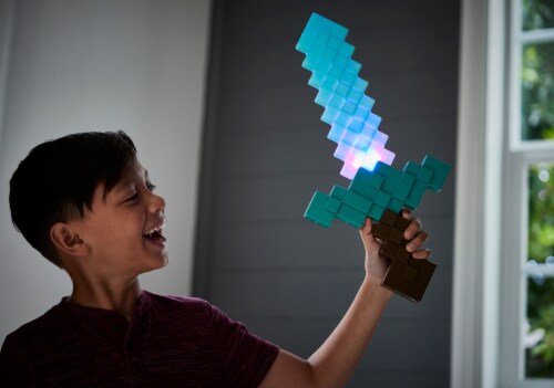 Mattel MINECRAFT Enchanted Diamond Sword Perspective: back