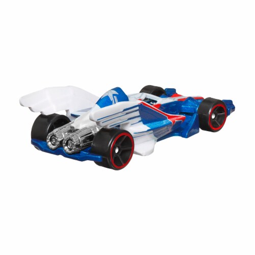 Mattel® Hot Wheels® Captain America Toy Car Perspective: back
