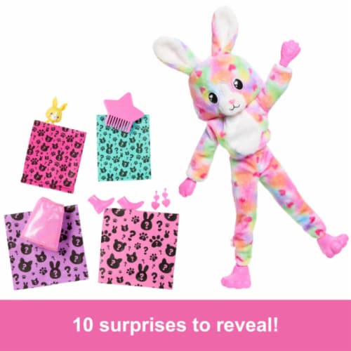 Mattel HRK38 Barbie Cutie Reveal Bunny Doll Perspective: back