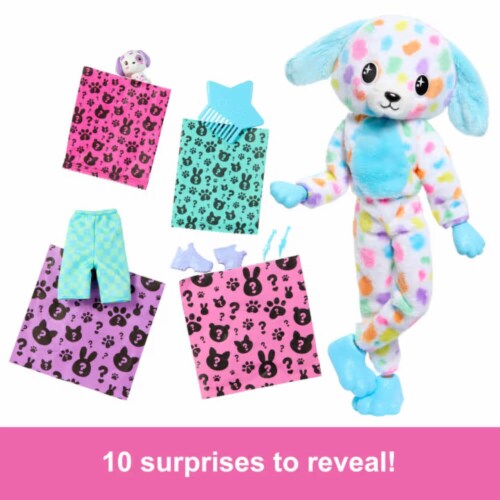 Mattel HRK41 Barbie Cutie Reveal Dalmatian Doll Perspective: back