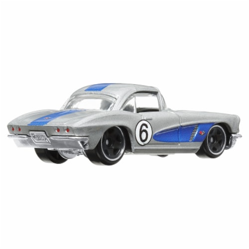 Mattel® Hot Wheels® Vintage Racing Club™ 1962 Corvette Toy Car Perspective: back
