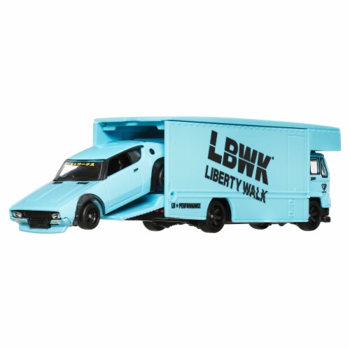 Mattel® Hot Wheels® Car Culture Team Transport™ Nissan Skyline 2000 GT-R LBWK Perspective: back