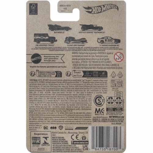 Mattel® Hot Wheels®  Batmobile Perspective: back